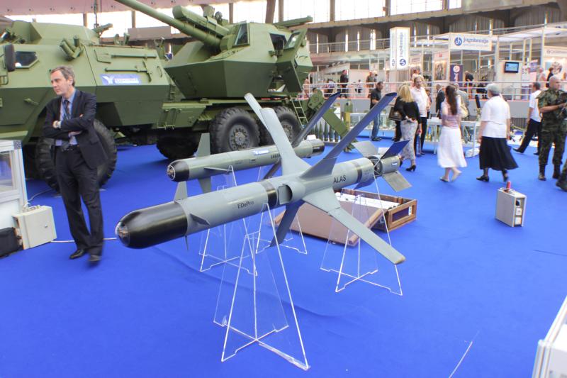 ソニーのCCD素子が使用されているセルビアの対戦車ミサイル、ALAS（Advanced Light Attack missile System）