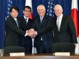 日米、２＋２で「核の傘」保つ